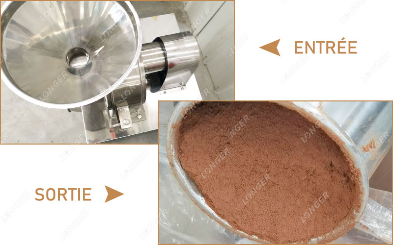 Principales Caractéristiques De La Machine De Traitement De Poudre De Cacao
