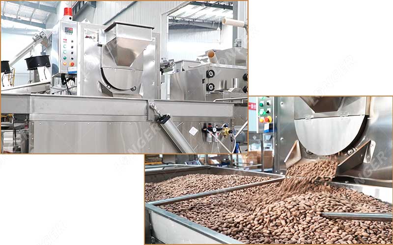 Caractéristiques De L'Équipement De Torréfaction Du Cacao À Type De Rouleau