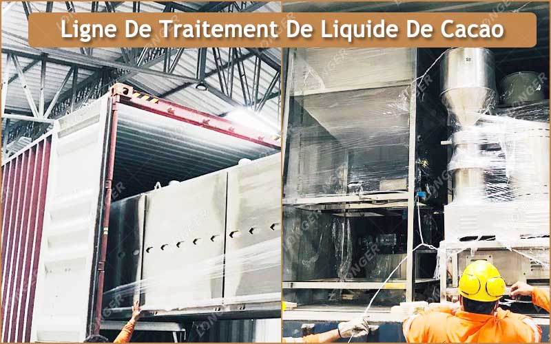 Usine De Traitement De Liqueur De Cacao Exportée Vers L'Italie