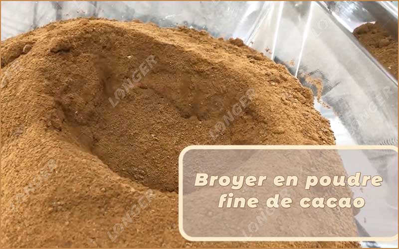 Produire La Poudre De Cacao