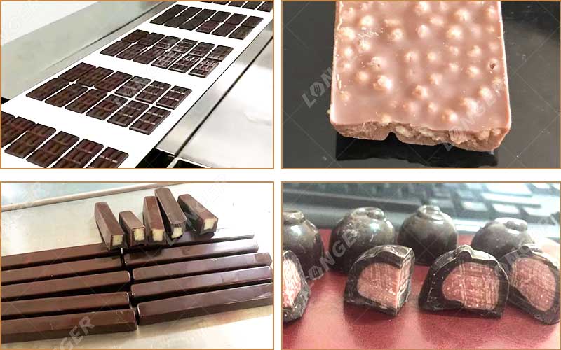 Applications Des Machines Pour Transformer Le Cacao En Chocolat