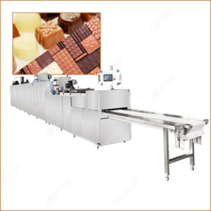 Machine De Dépôt À Chocolat Industrielle En Usine De Chocolat