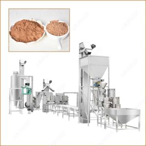 Usine De Traitement De Poudre De Cacao 300-2000 Kg/H
