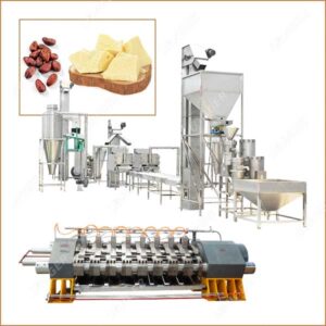 Ensemble Des Machines De Traitement Du Beurre De Cacao