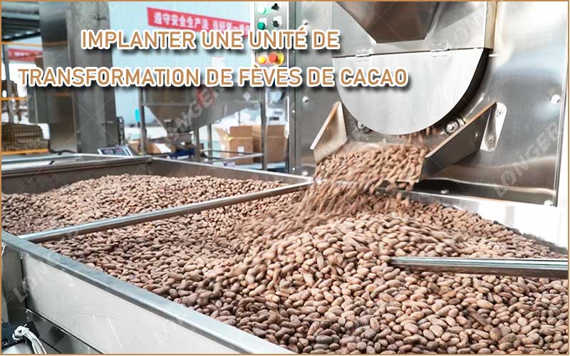 Implanter Une Unité De Transformation De Fèves De Cacao