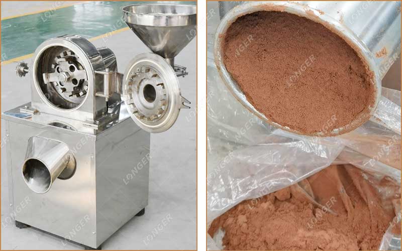Broyeur De L’Usine De Traitement De Poudre De Cacao