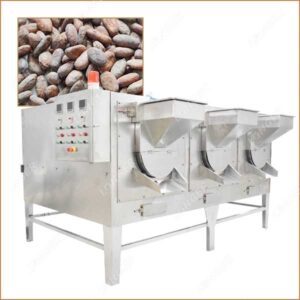 Machine À Torréfier Le Cacao Industrielle À Trois Tambours