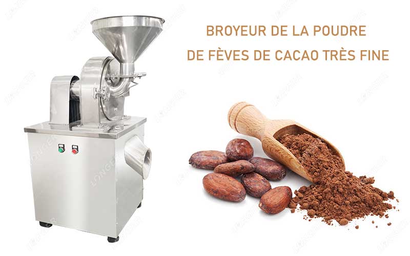 Broyeur De La Poudre De Fèves De Cacao